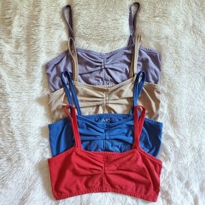 Set of 4 ARQ Zelda bralettes - EUC, Large